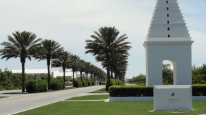 Towering Palms Alys Beach Entrance